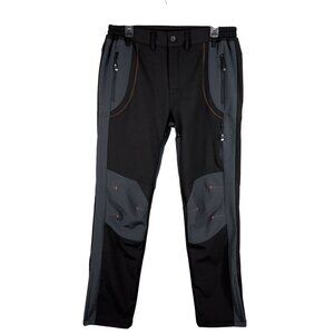 Gash Hao Mens 32x32 Outdoor Hiking Pants Fleece Lining Water-Resistant Softshell